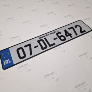 Number Plate (Rectangle)