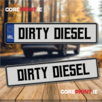 Funny and novelty number plate from coreprint.ie