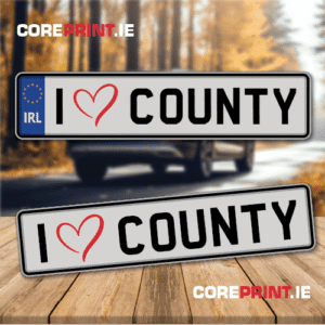 Novelty Plates - I Love Any County