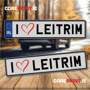 Novelty Plates - I Love Leitrim