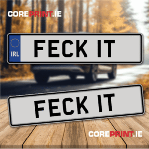 Novelty Plates - Feck It