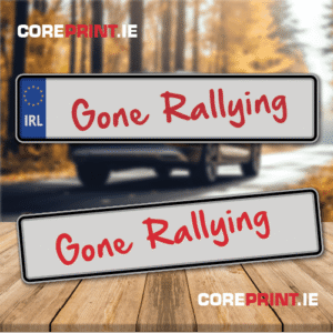 Novelty Plates - Gone Rallying