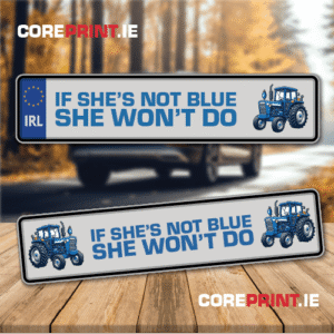 Novelty Plates - If She's Not Blue