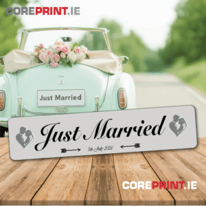Wedding Plates - Just Married
